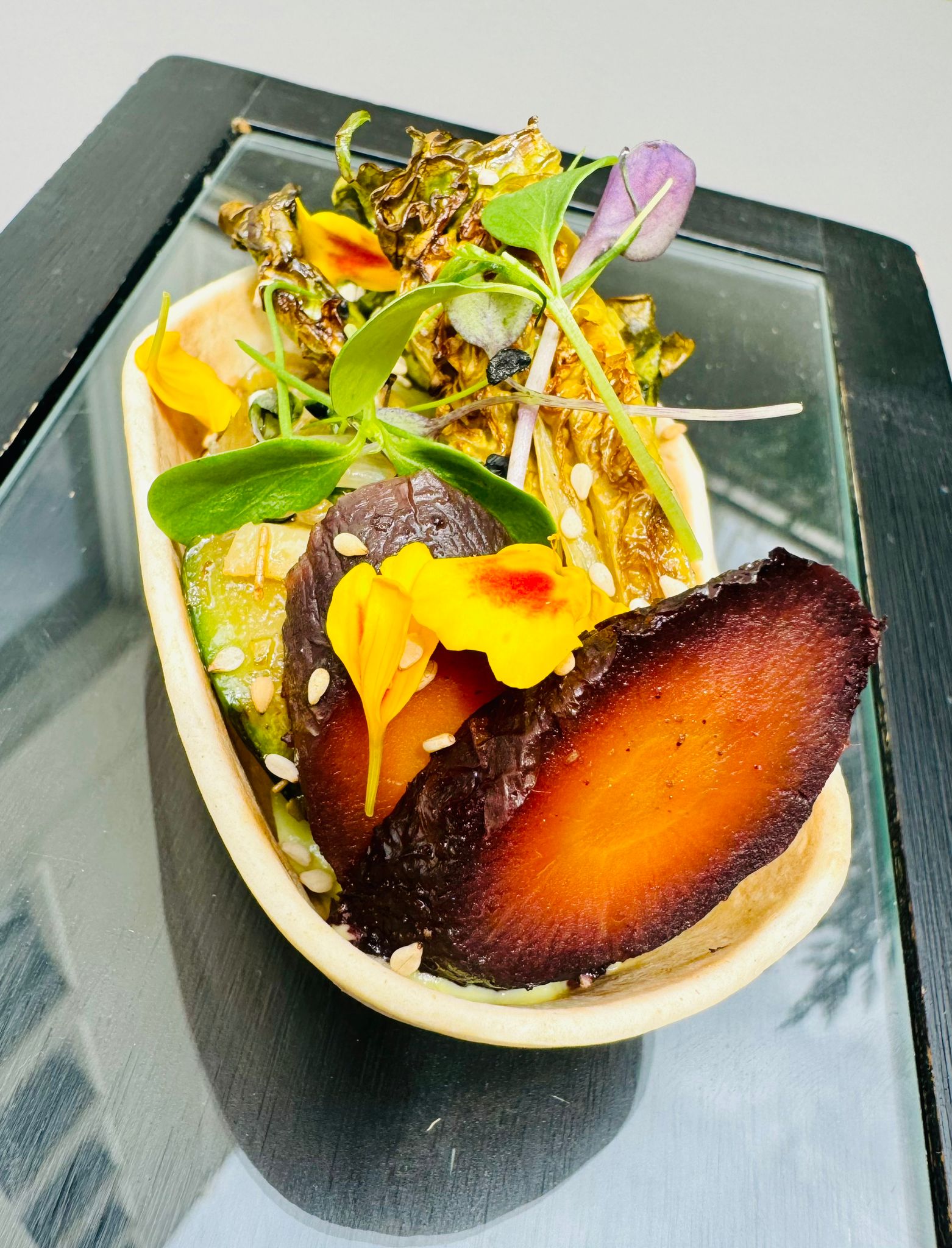 Plat dresse en cuisine
